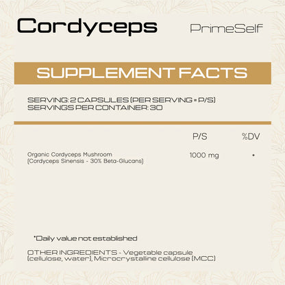 Organic Cordyceps Mushroom