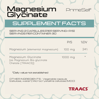 Magnesium BisGlycinate PrimeSelf